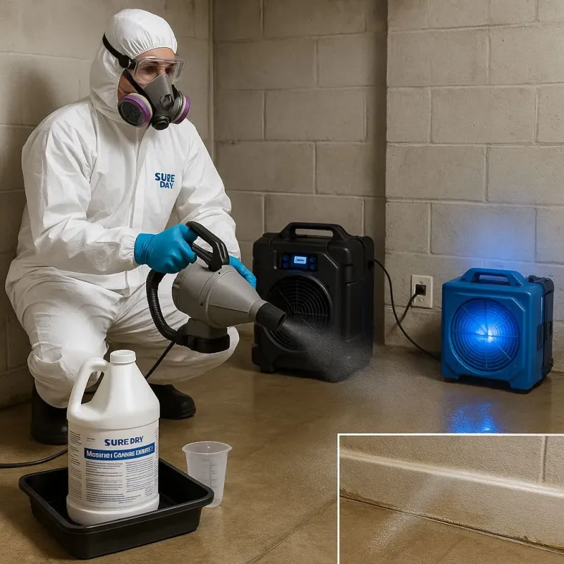 Sanitization and Odor Removal process in Hybla Valley, VA
